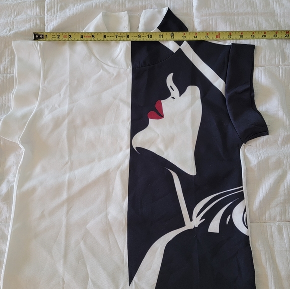 Jennifer Garment Sillouette Top Size S - Picture 6 of 14